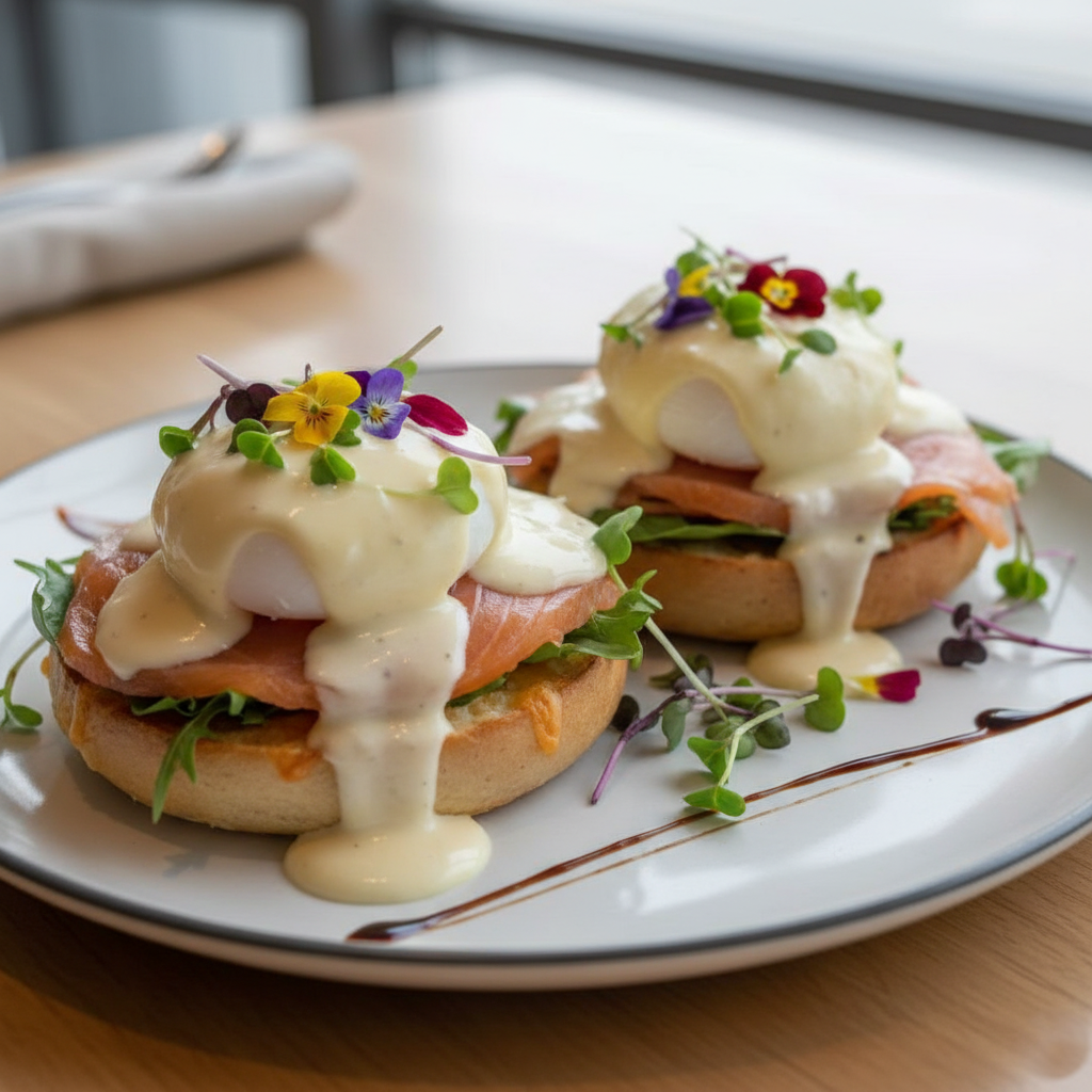 salmon benedict